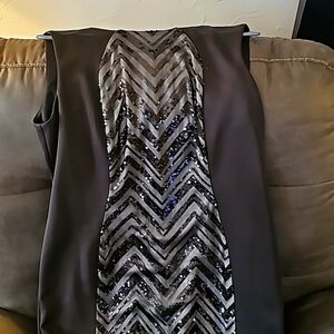 Sequin black dress